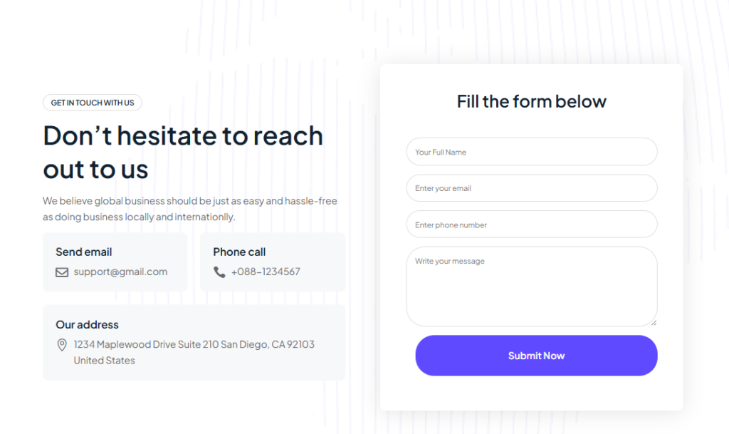 Preview of the Sign Up (Sass) template