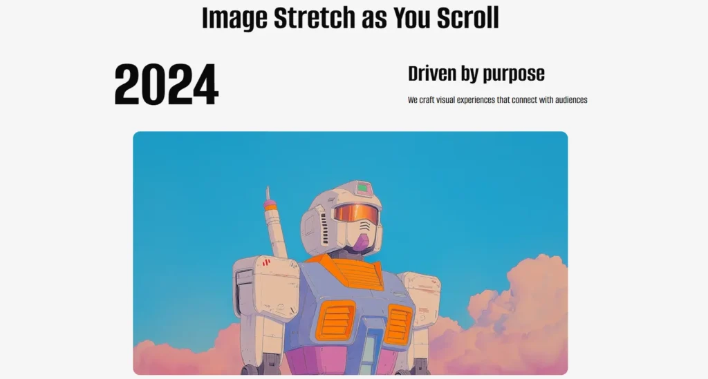 Preview of the Image animation -3rd template