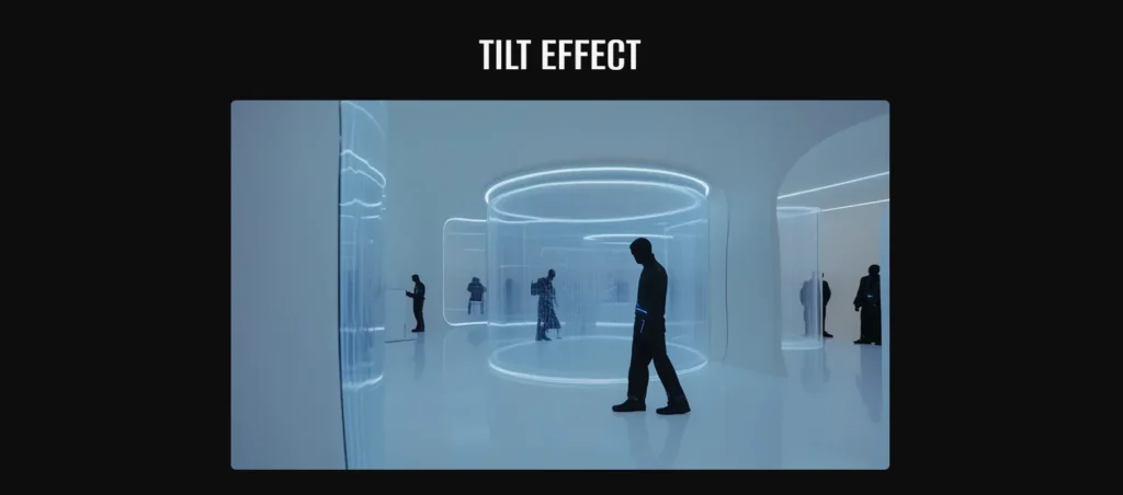 Preview of the Tilt effect - 4th template